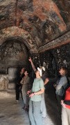Celia Wilson; Barbara Slotnik; Pat Rehberg; Kadir Tasdelen; Linda Bishop; Turkey; Soganli Valley; Church of Karabas